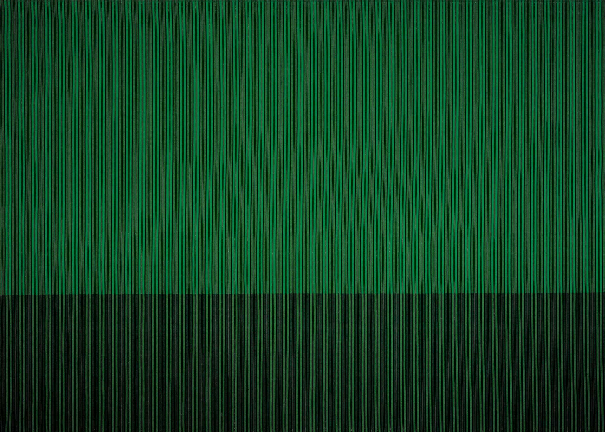 Javier Fernandez - Green - Tissage haute lisse. Rayonne, coton - 300 x 425 cm - 2001 - Photo : V. Everard